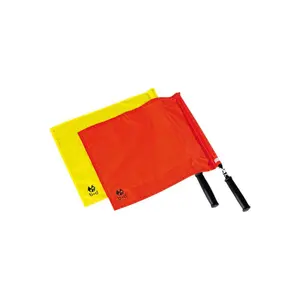 Fotbollsflagga med touch b+d Assistant Referee Flag AR