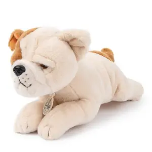 Sitting plush toy in gift box B.T. CHAPS Bertha le Bulldog image-1