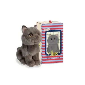 Sitting plush toy B.T. CHAPS Freddy le Brittish Shorthair image-0