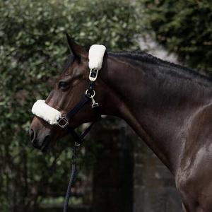 Licol pour cheval avec peau de mouton B Vertigo Laurier image-1