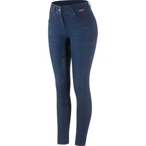 Pantalon équitation en jeans avec grip femme B Vertigo Elle image-0