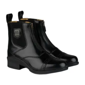 Women's leather riding boots with zipper B Vertigo Jodhpur Saturn image-1