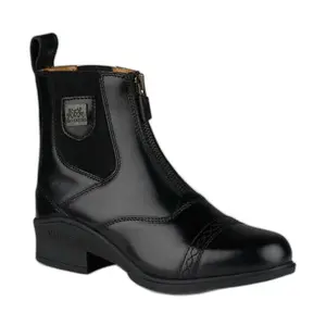 Women's leather riding boots with zipper B Vertigo Jodhpur Saturn