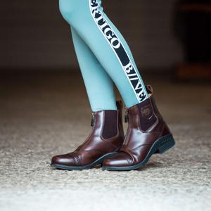 Women's leather riding boots with zipper B Vertigo Jodhpur Saturn image-6
