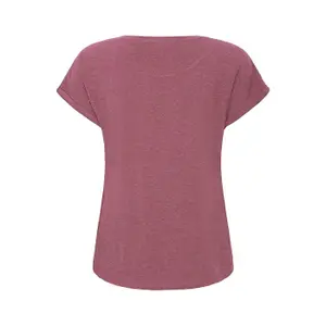 Camiseta de algodão e viscose mulher b.young Pamila image-1