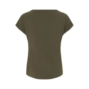 Camiseta de algodão e viscose mulher b.young Pamila image-1