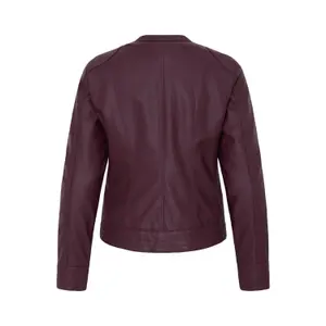 Leather jacket woman b.young Acom image-1