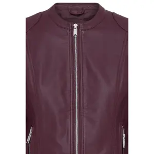 Leather jacket woman b.young Acom image-2
