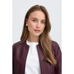 Leather jacket woman b.young Acom image-5