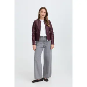 Leather jacket woman b.young Acom image-6