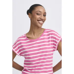 T-shirt med rund hals til kvinder b.young Pamila image-3