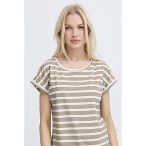 T-shirt med rund hals til kvinder b.young Pamila image-3