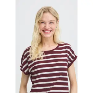 T-shirt med rund hals til kvinder b.young Pamila image-6