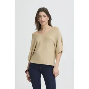 Camisola de gola em V para mulher b.young BYMmorla image-1