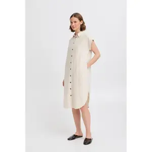 Vestido de camisa de mulher b.young BYFalakka image-3