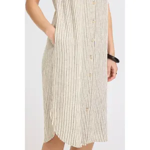 Vestido de camisa de mulher b.young BYFalakka image-6