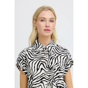 Vestido de camisa de mulher b.young BYFalakka image-6