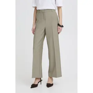 Women's wide leg cropped trousers b.young Danta image-2