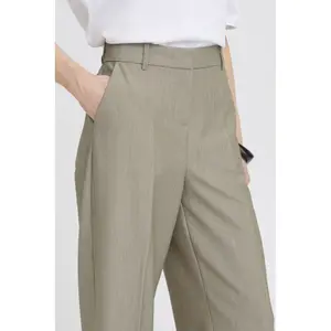Women's wide leg cropped trousers b.young Danta image-5