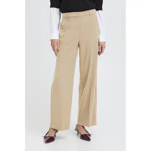 Women's wide leg cropped trousers b.young Danta image-1