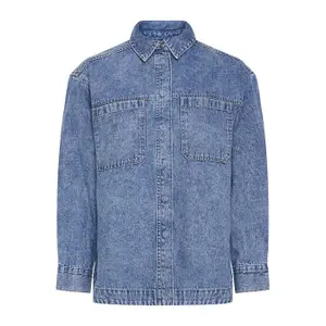 Jeansjacka med lös passform för kvinnor b.young Kapuca image-0