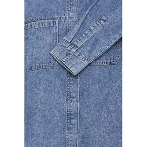 Jeansjacka med lös passform för kvinnor b.young Kapuca image-2