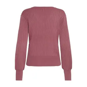 Women's V-neck sweater b.young Mmorla Pointelle image-1