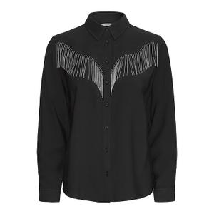 Koszula damska z długim rękawem z ozdobami b.young Himaja