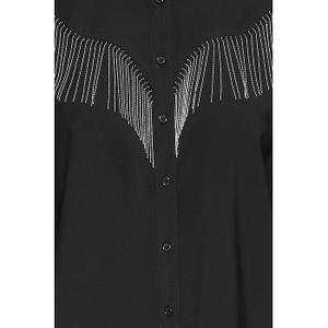 Koszula damska z długim rękawem z ozdobami b.young Himaja image-2