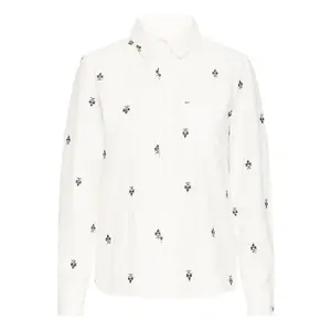 Broderet langærmet skjorte til kvinder b.young Hilou image-0