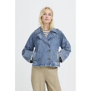 Women's denim jacket b.young BYCITAN image-1