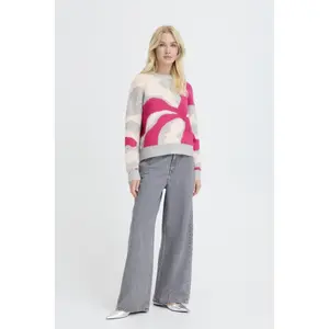 Woman sweater b.young Omea Abstract image-2