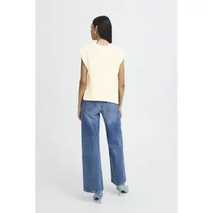 Women's sleeveless sweater b.young Nitta image-4