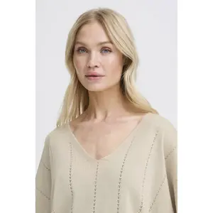 Women's V-neck sweater b.young BYMobbe image-6