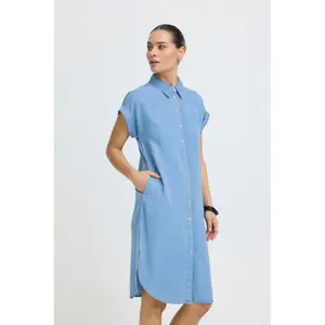 Kleid Hemd Kurzarm Damen b.young BYKosmo Ms image-2