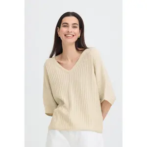 Women's V-neck sweater b.young Mobbe 2 image-1