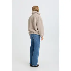 Women's faux fur jacket b.young BYCornilla image-5