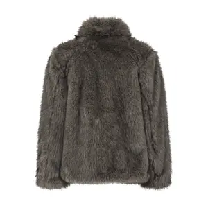 Women's faux fur jacket b.young BYCeriko image-1