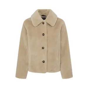 Women's faux fur jacket b.young BYCarlinno image-0