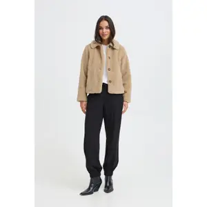 Women's faux fur jacket b.young BYCarlinno image-4