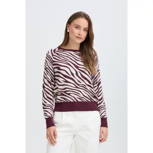 Woman sweater b.young Mmorla Jacquard image-1
