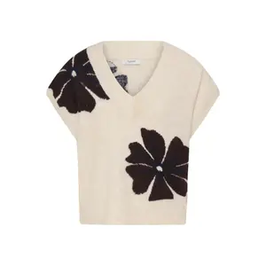 Sleeveless V-neck jumper for women b.young BYOmea image-0