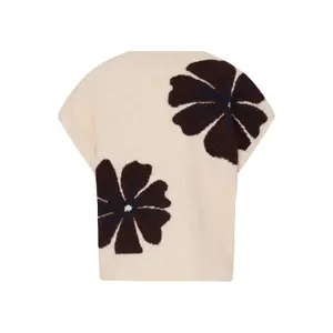 Sleeveless V-neck jumper for women b.young Omea image-1
