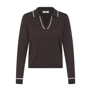 Women's long-sleeved polo shirt b.young BYMmorla image-0