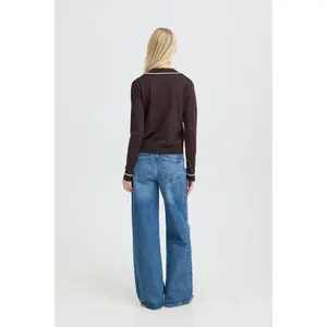 Women's long-sleeved polo shirt b.young BYMmorla image-6