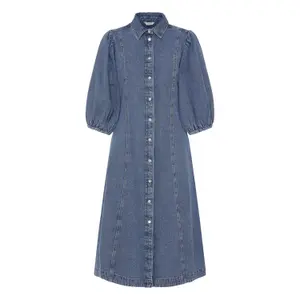 Women's denim dress b.young BYKapuca 2 image-0