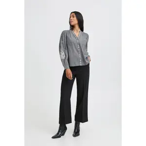 Women's coated trousers b.young Denoa image-1