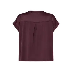 Women's V-neck T-shirt b.young Selita Placket image-1