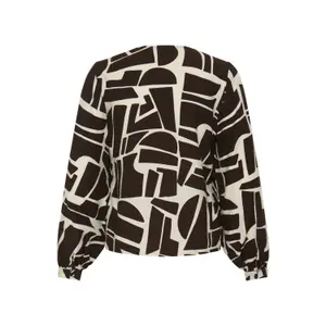 Women’s V-neck blouse b.young BYIKAIA image-0