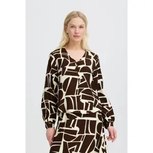 Women’s V-neck blouse b.young BYIKAIA image-4